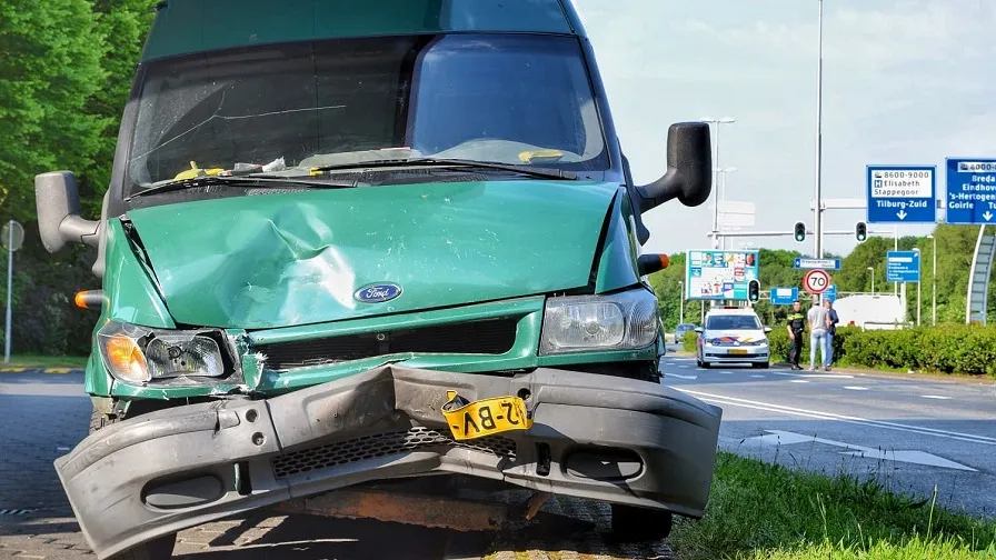 ongeluk ringbaan west zuid