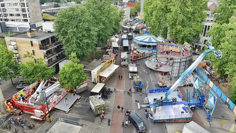 opbouw kermis