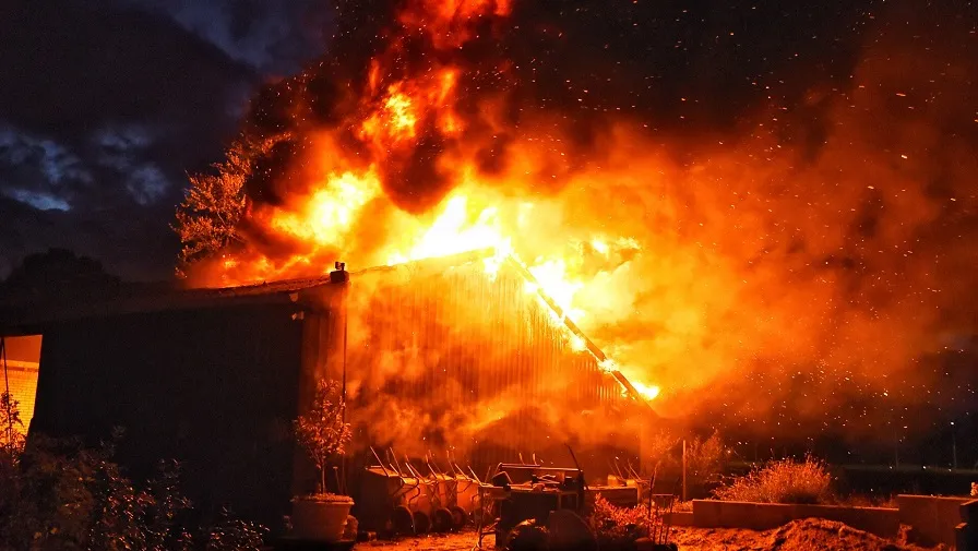 schuurbrand