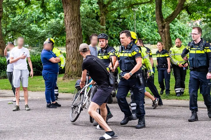treiterende jongeren westerpark