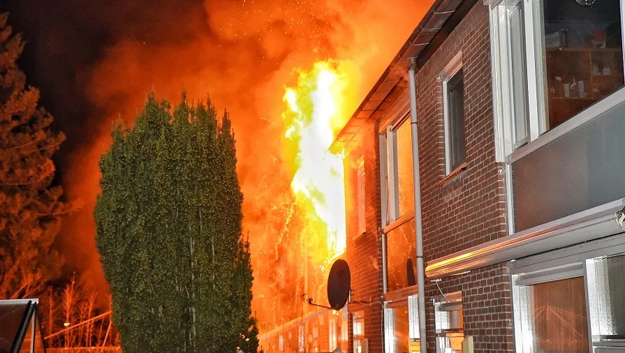 uitslaande brand woning