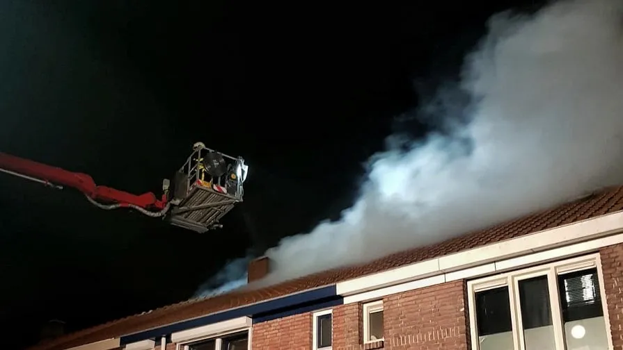 uitslaande brand zolder