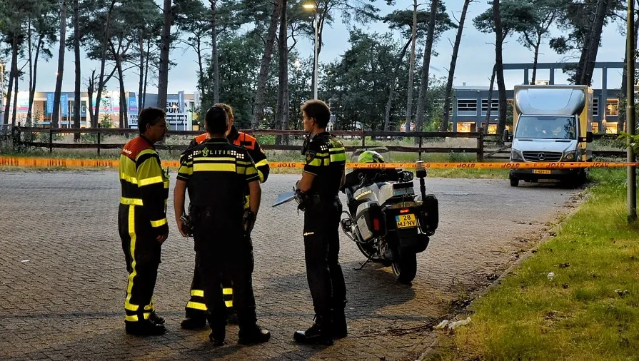 vrachtwagentje met drugsafval