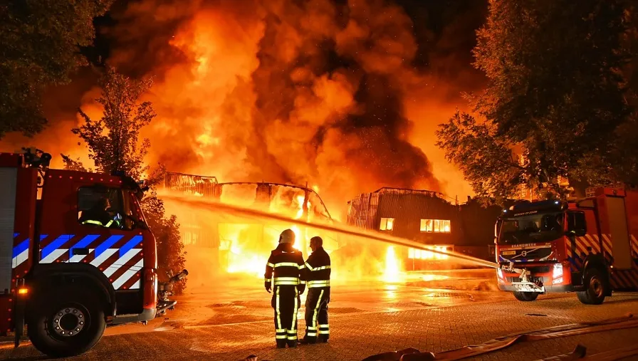 zeer grote brand