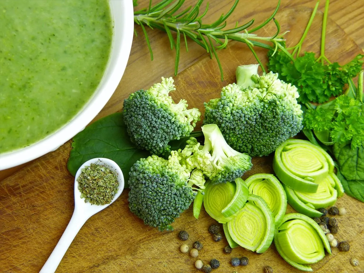 broccoli prei soep eten recept