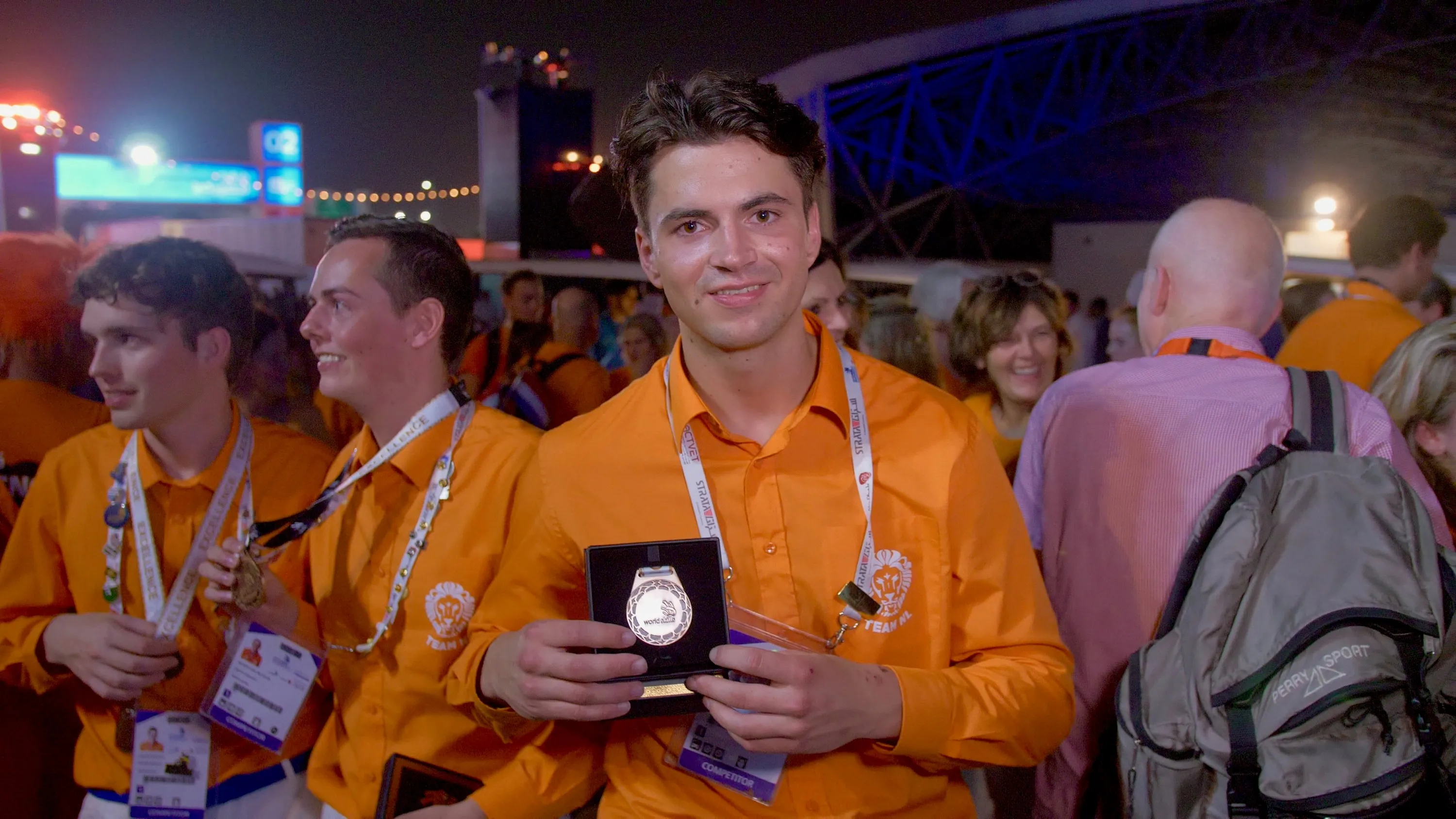 brent koekkoek met medal of excellence