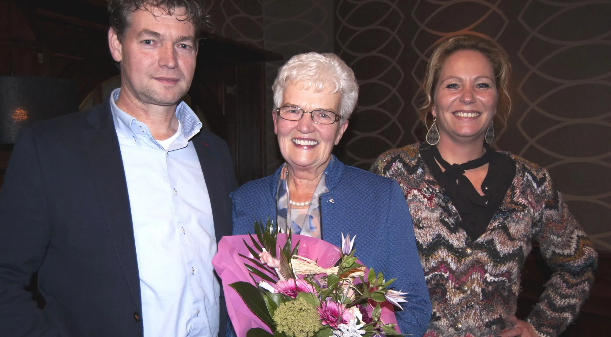 diny kreuwel met zoon richard en schoondochter gonny