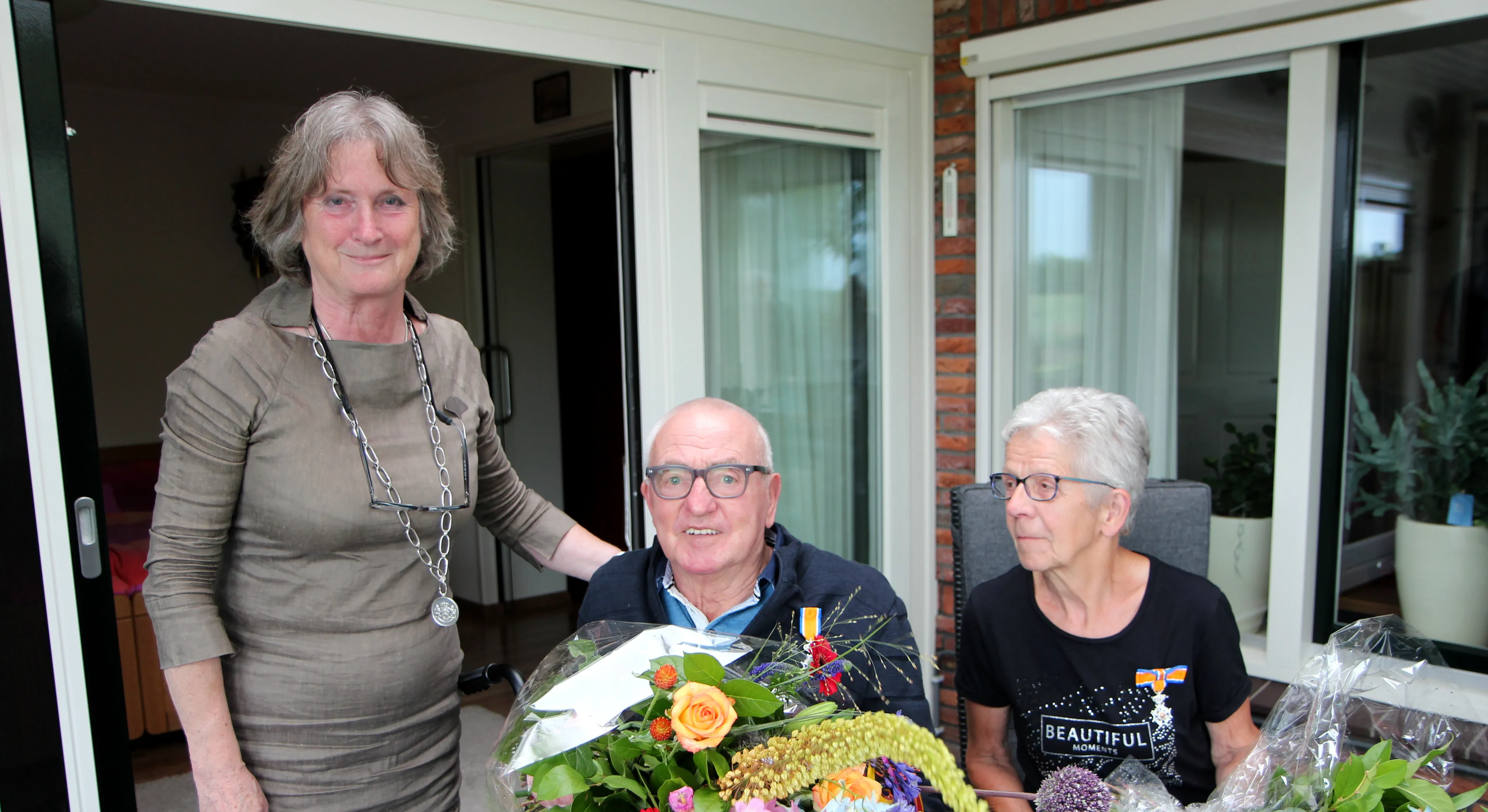 echtpaar rikhof en burgemeester hermans