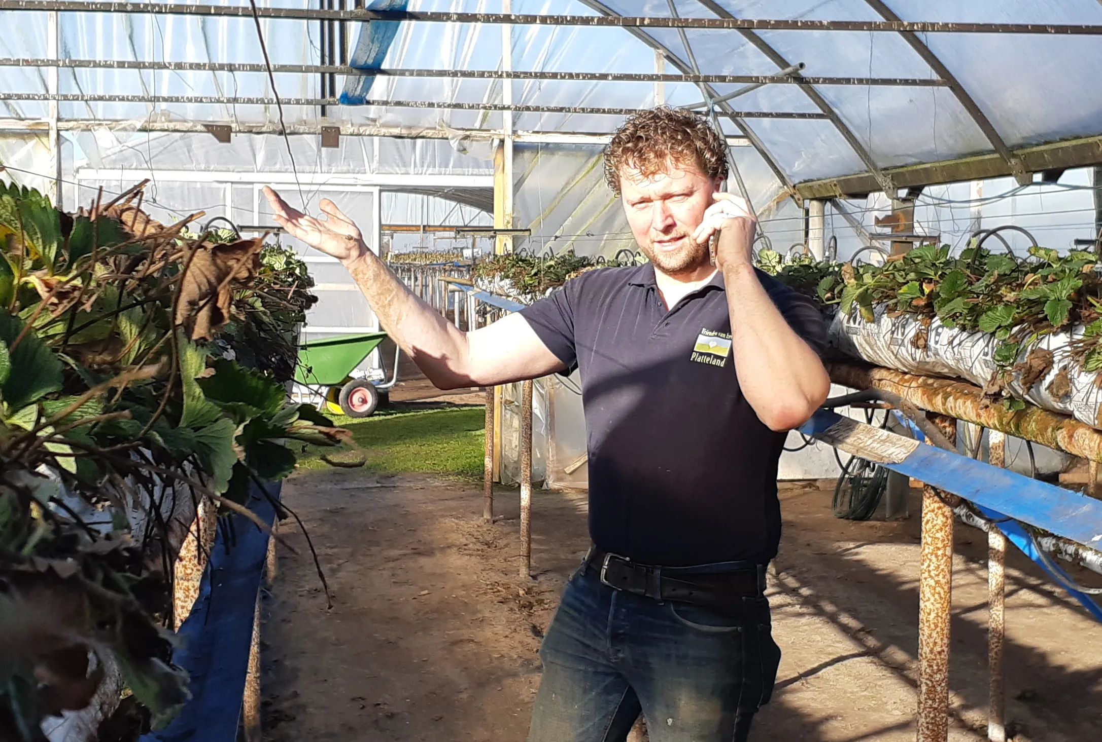hardrik hindriksen aan de telefoon