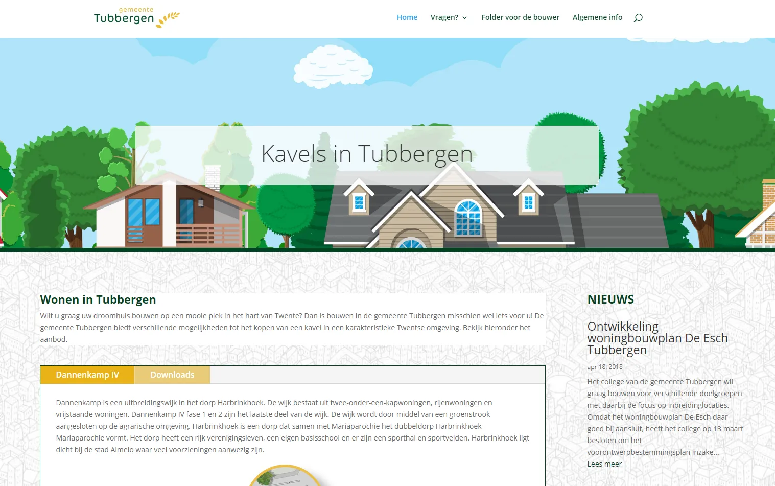 kavelwebsite gemeente tubbergen