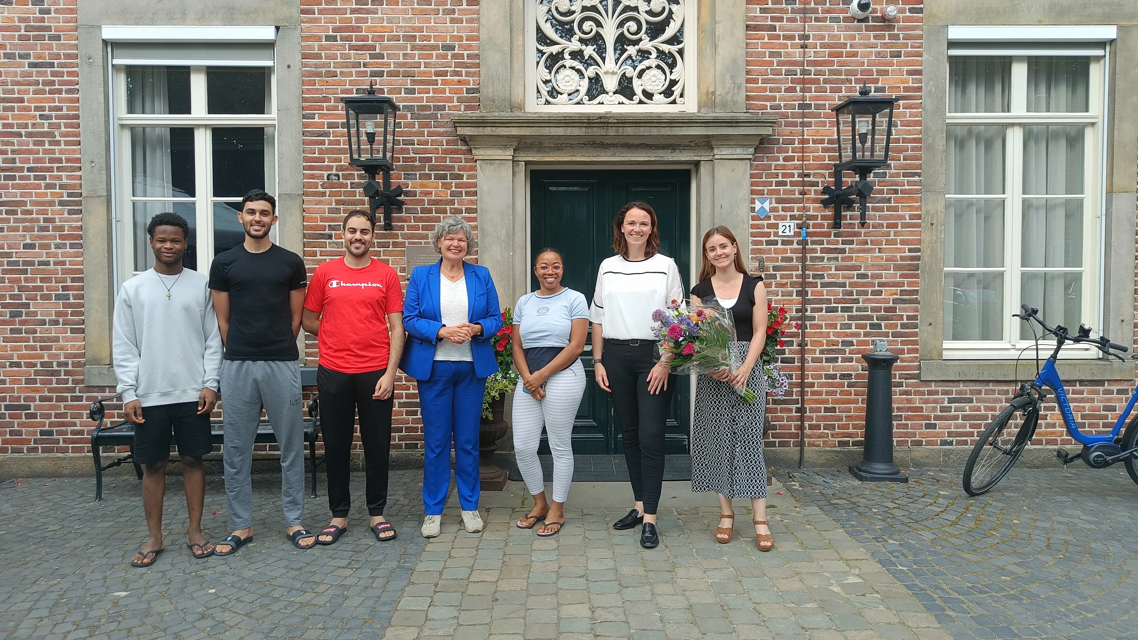 opvang oekraiense vluchtelingen bezoek burgemeester en wethouder
