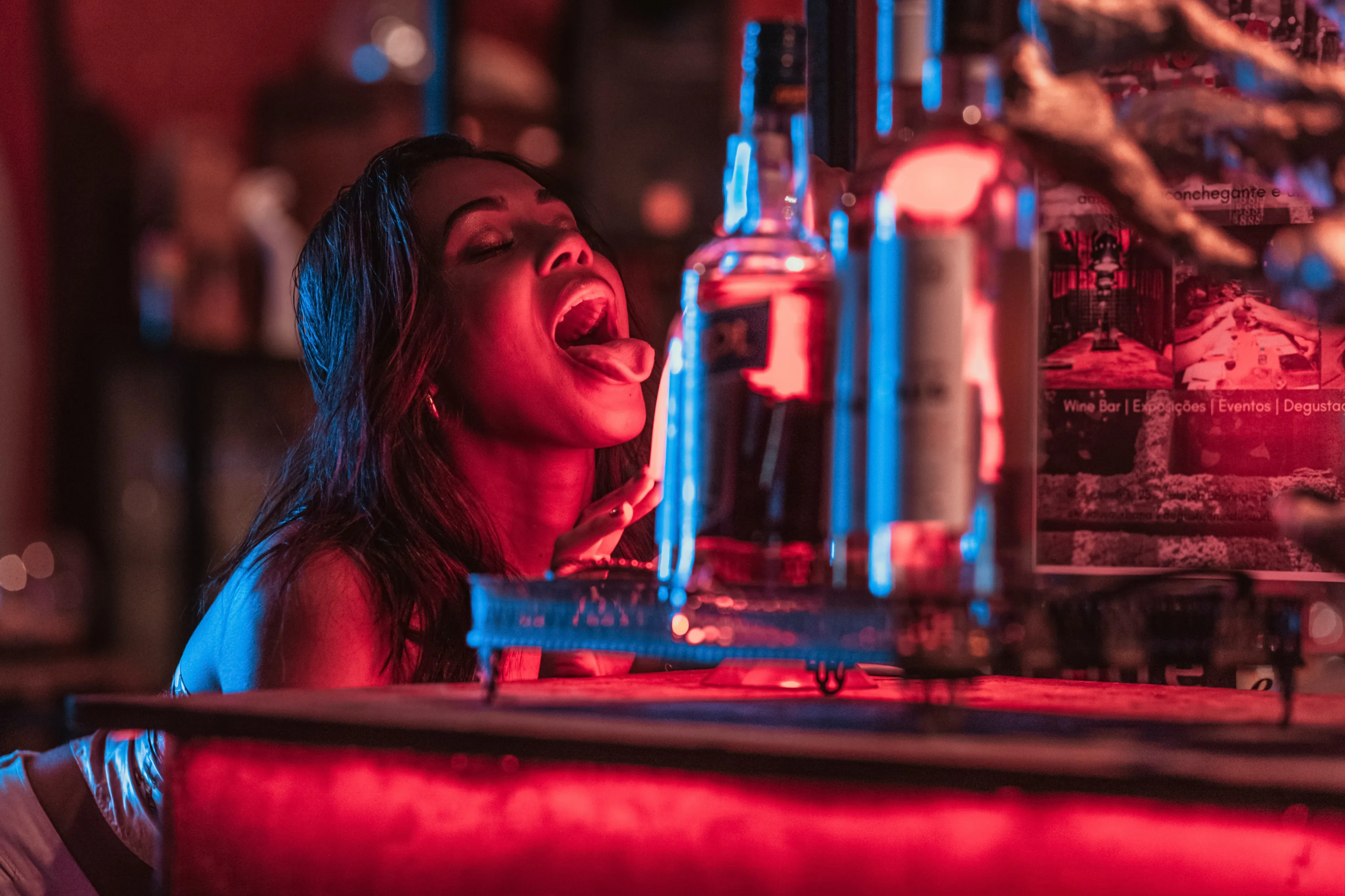 woman with her tongue out 3328312