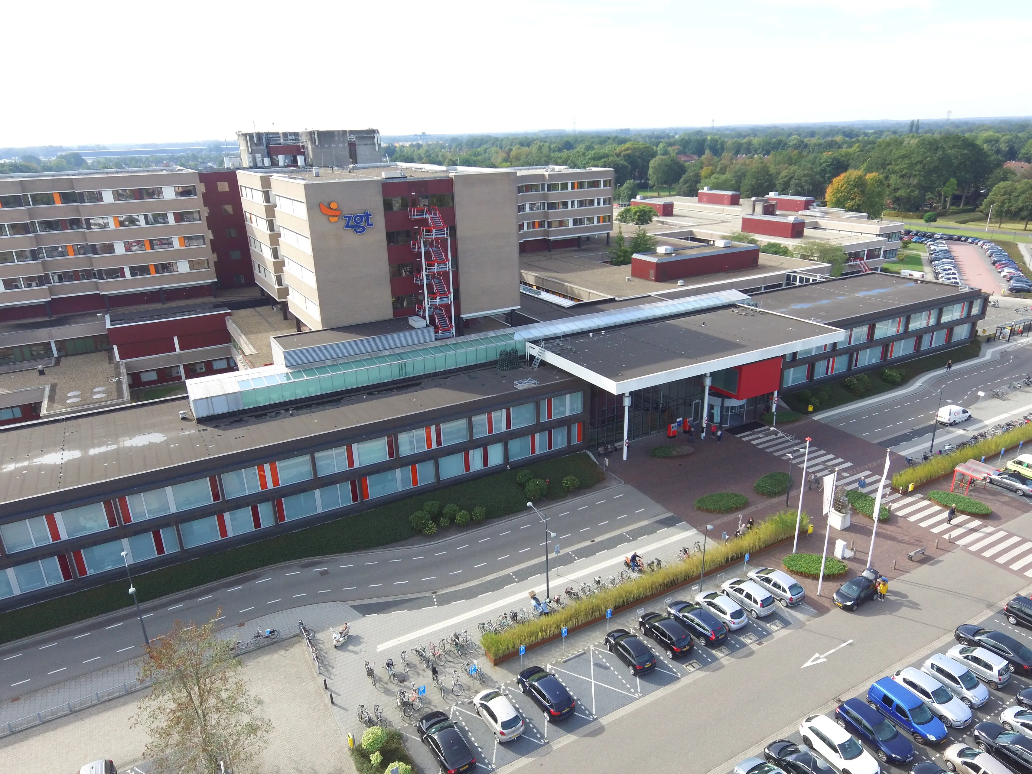 zgt almelo gebouw drone parkeerplaats 2