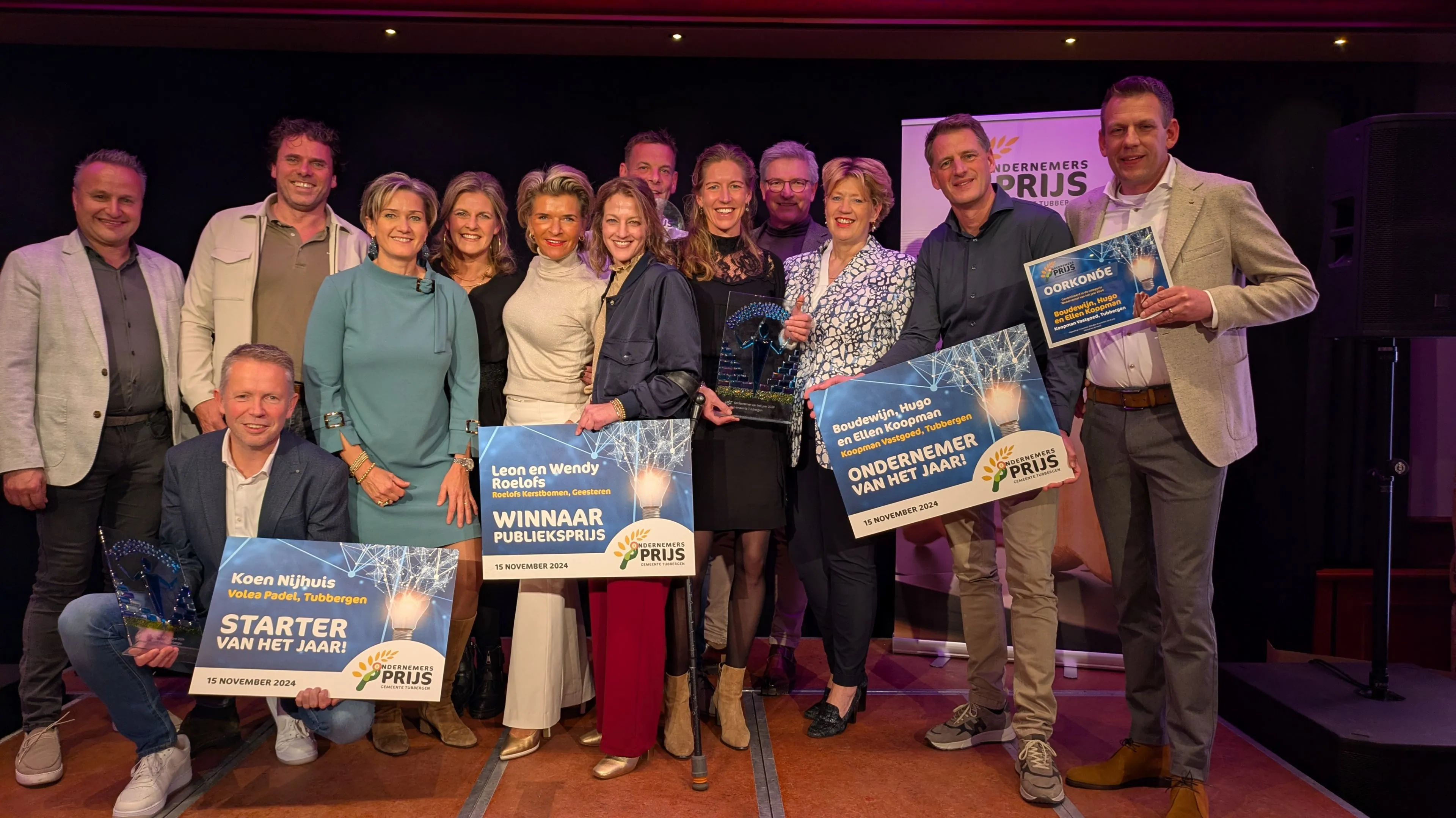 groepsfoto prijswinnaars jury en debby van der zande