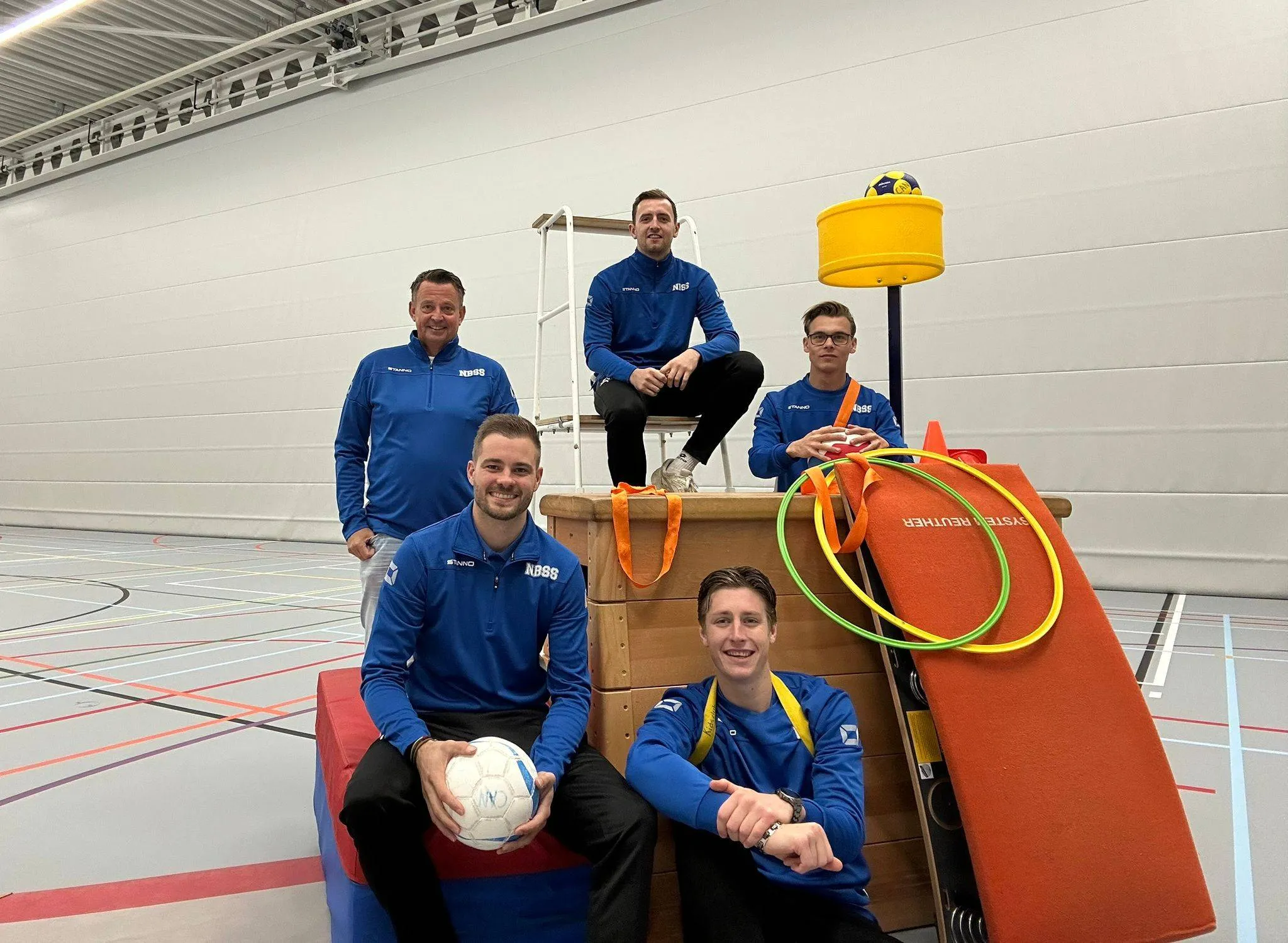 Tom, Ruben, Erik, Mick en Luuk