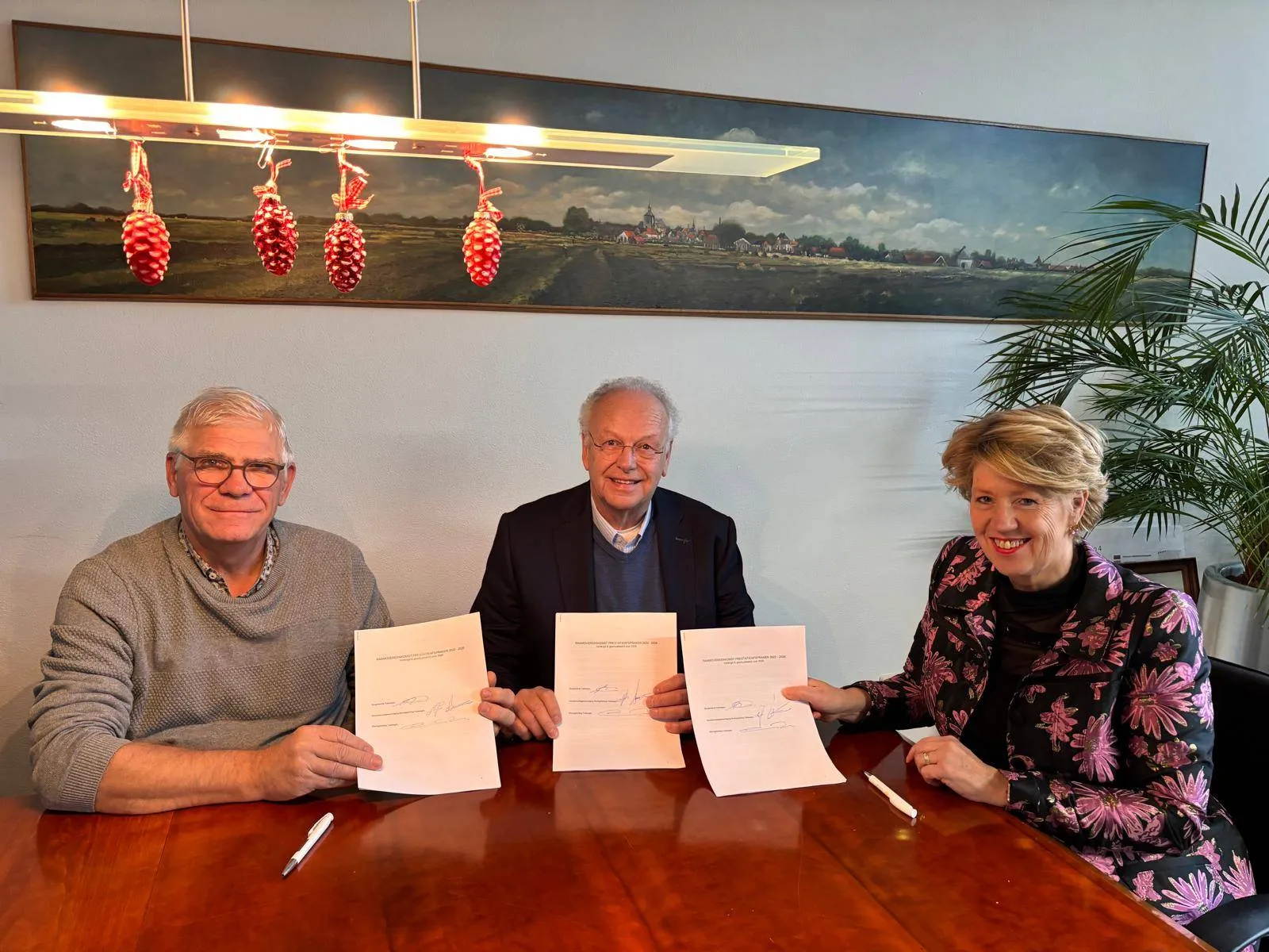 Ondertekening prestatieafspraken 2026