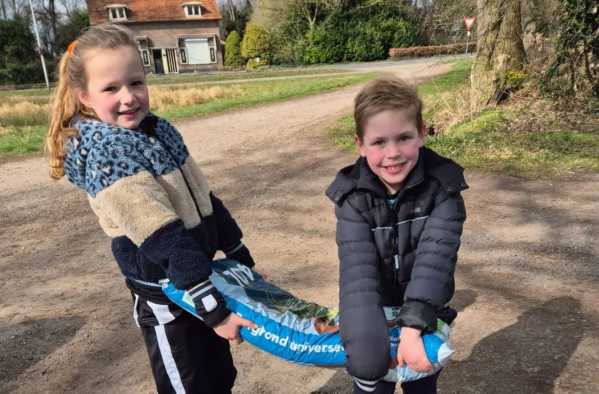 Foto van vorig jaar - potgrondactie