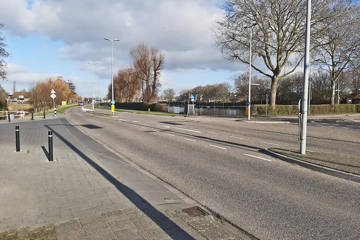 foto kruising geesterweg ivm rotonde