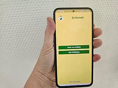app zo gemeld