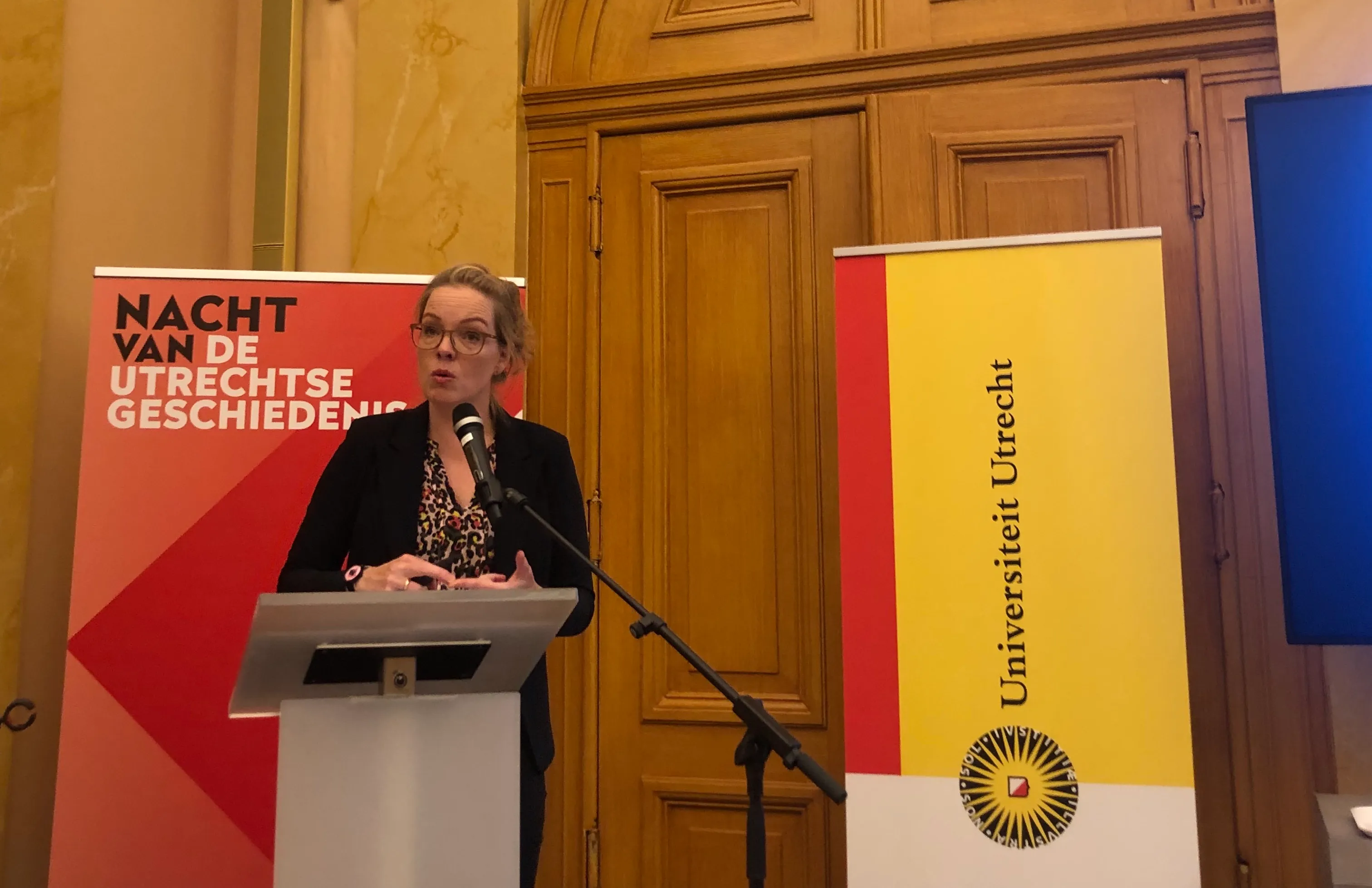 beatrice de graaf hoogleraar aan universiteit utrecht opent nacht van de utrechtse geschiedenis