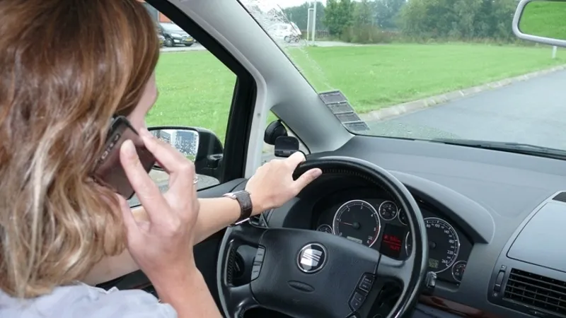 bellen in het verkeer