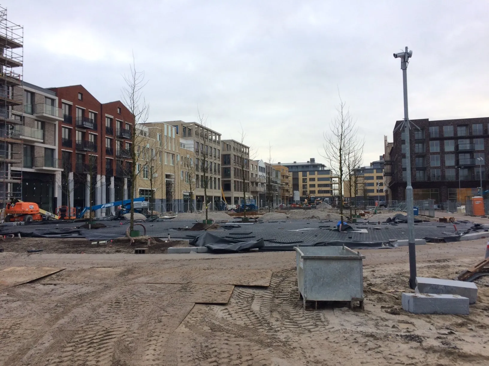 brusselplein in aanbouw
