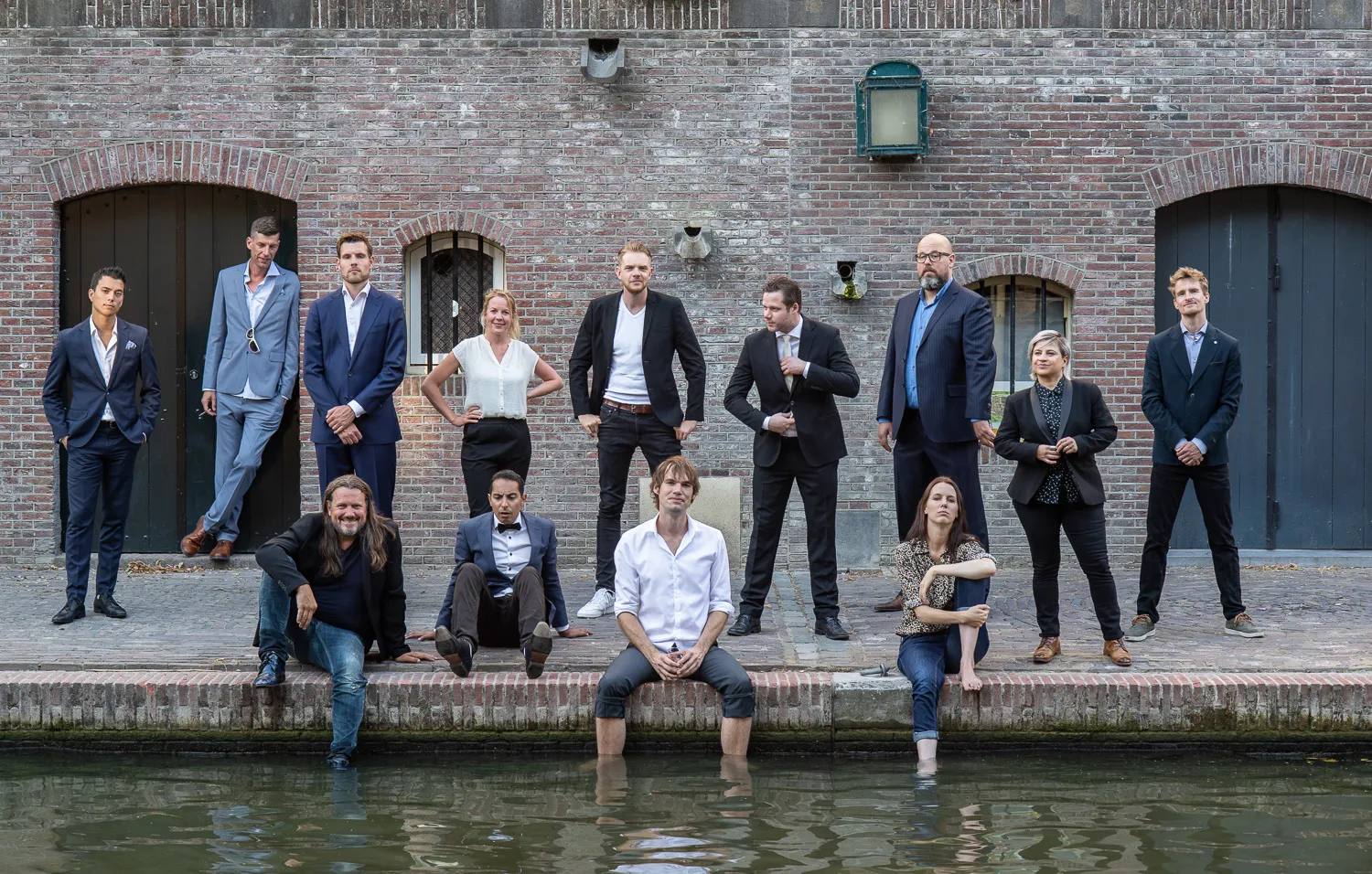 comedyhuis club 2019 groepsfoto gracht