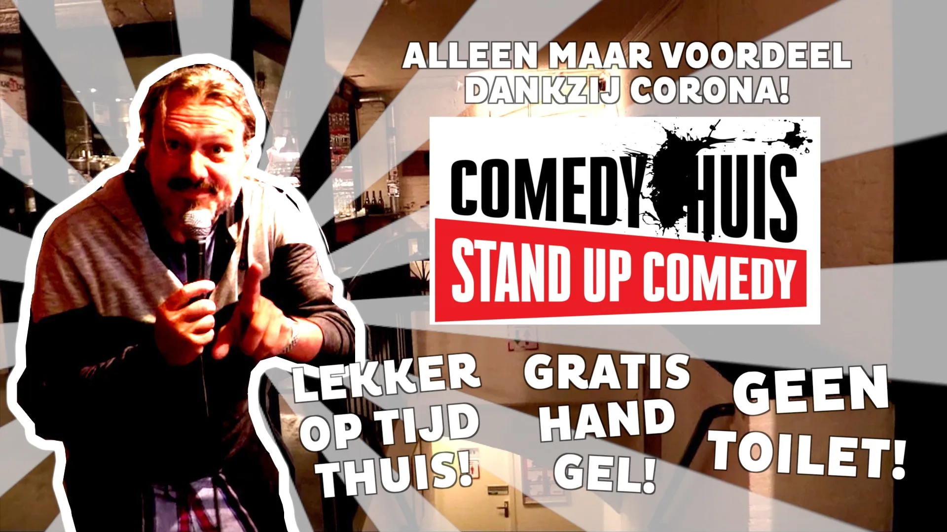 comedyhuis coronashows in juni 2020 screenshot