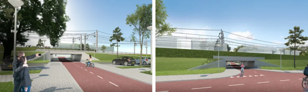 fietstunnel locomotiefstraat