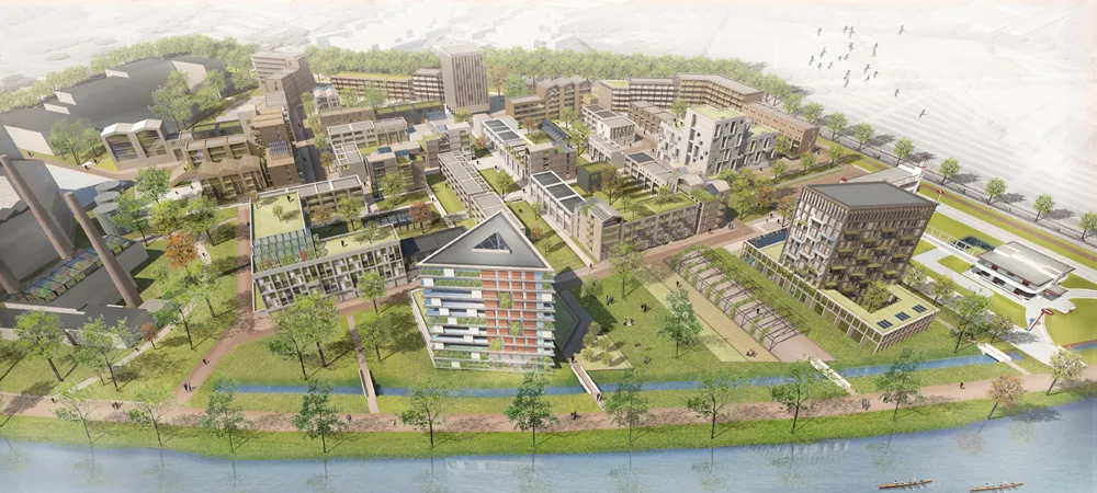 impressie stadswijk defensieterrein merwedekanaalzone