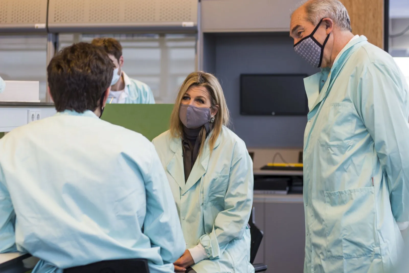 koningin maxima bij college lena will