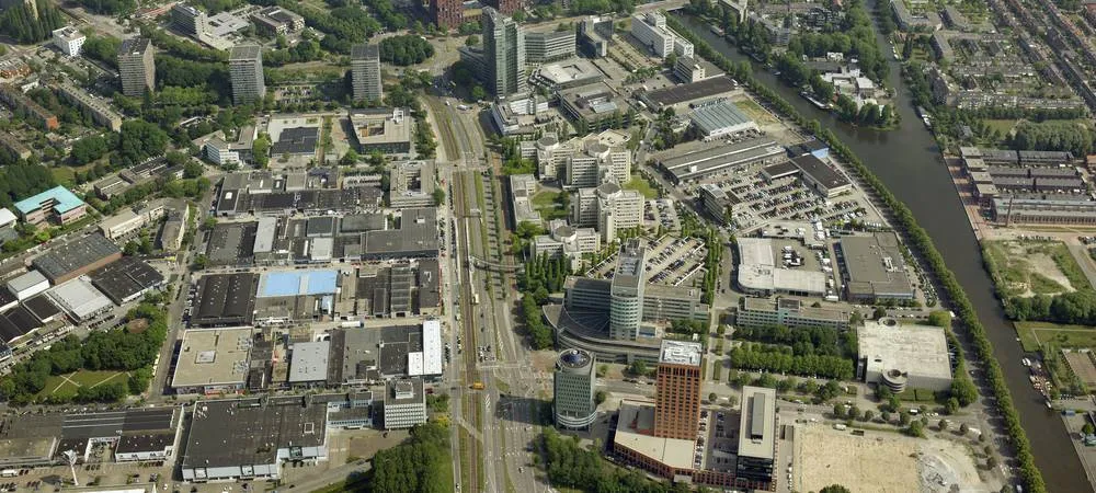 luchtfoto merwedekanaalzone