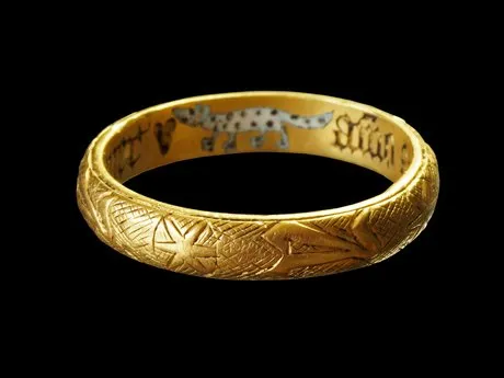 middeleeuwse liefdesrinng