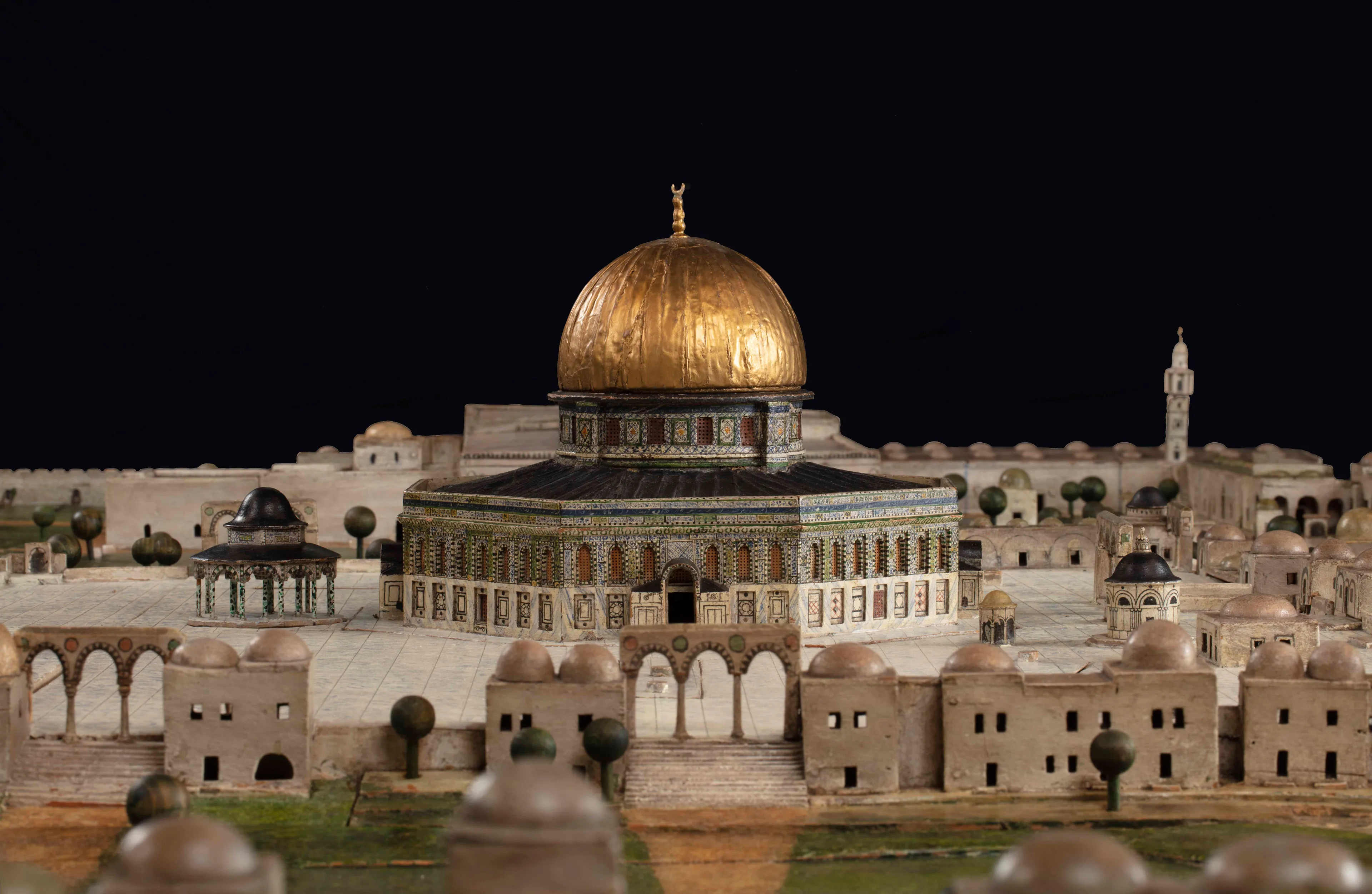 model van de tempelberg haram al sharif detail conrad schlick foto ruben de heer
