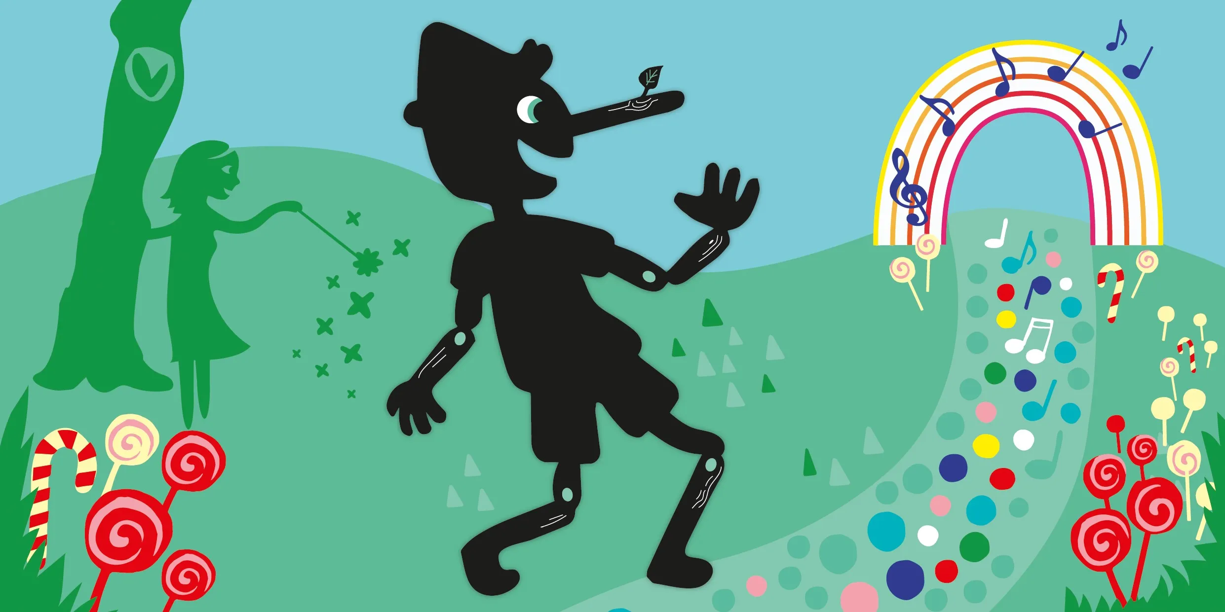 pinokkio liggend beeld groot