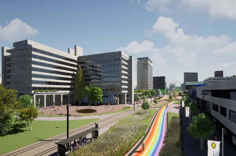 regenboogfietspad