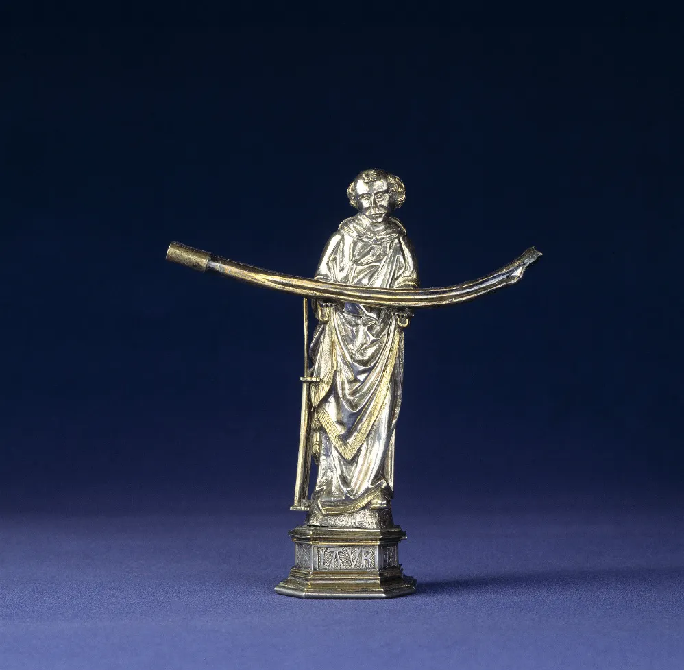 reliekhouder sint laurentius met rib