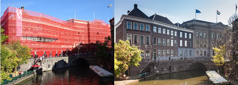 stadhuis voor en na