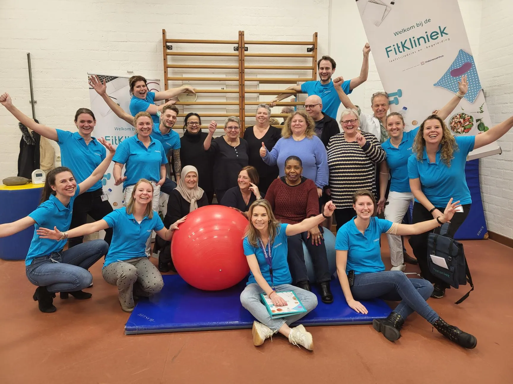 team van de fit kliniek in het diakonessenhuis