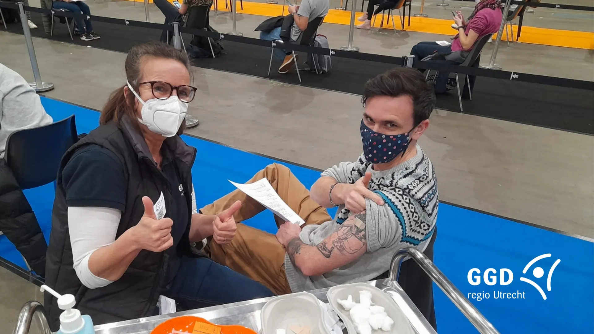 twee miljoen vaccinatie corona ggdru jaarbeurs