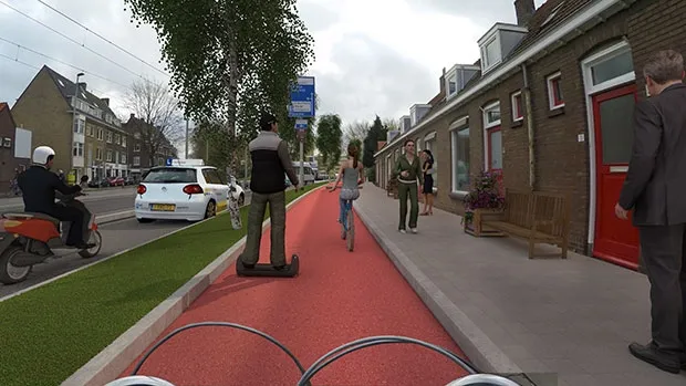 vrijbanse baan vanaf fiets620