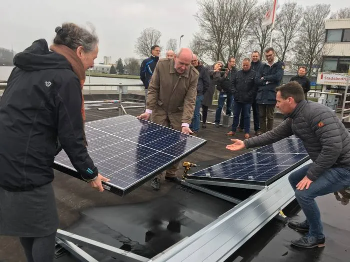 zonnepanelen op daken gemeente