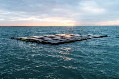 zonnepanelen op zee