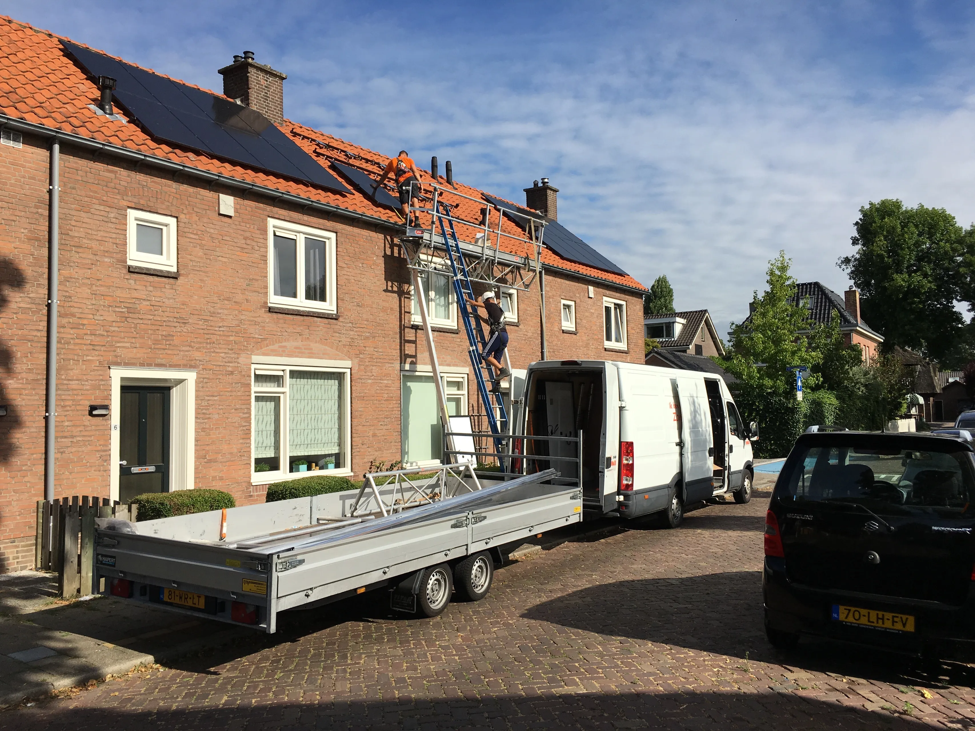 zonnepanelen ten baanstraat