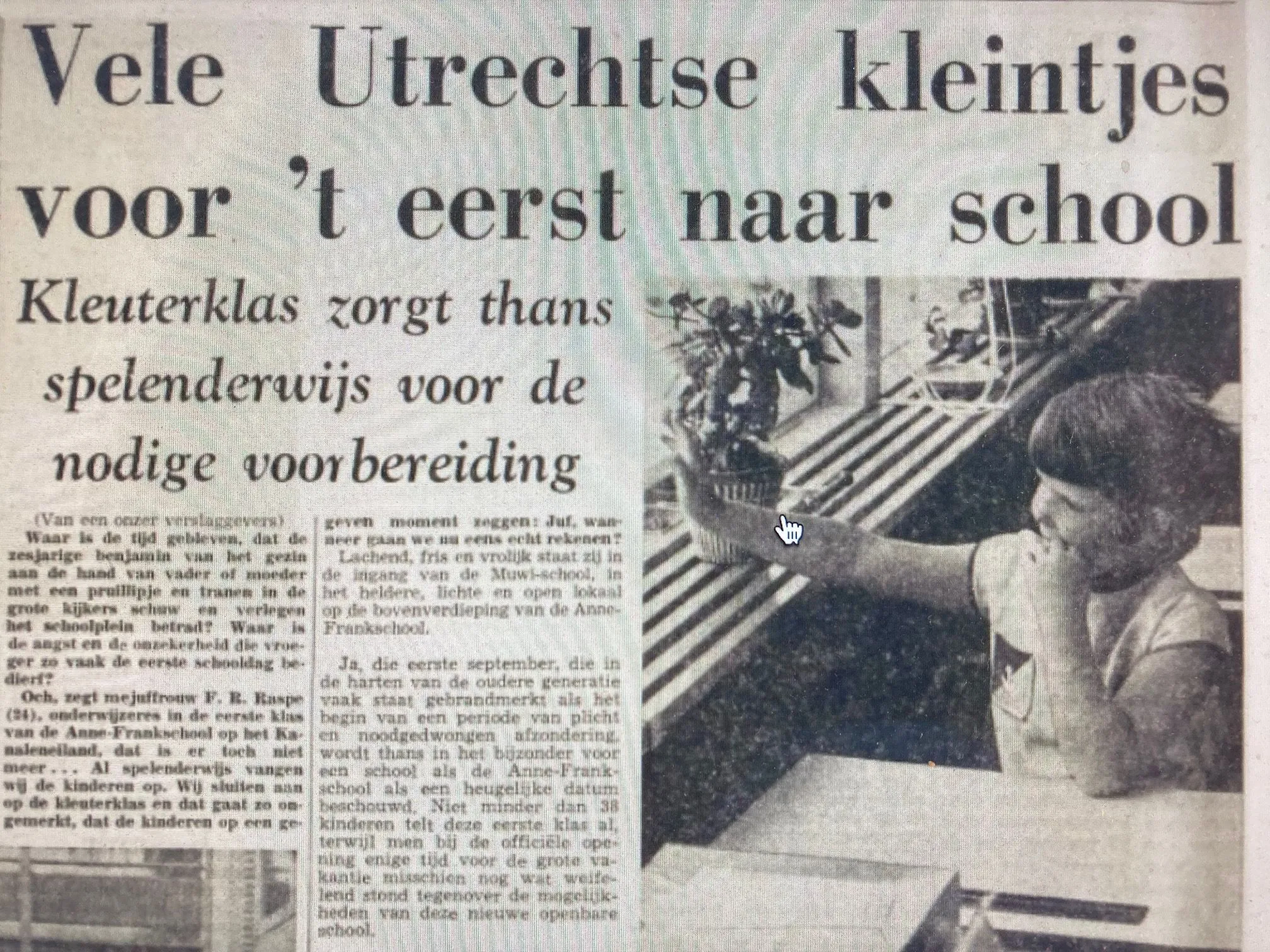 eerste schooldag