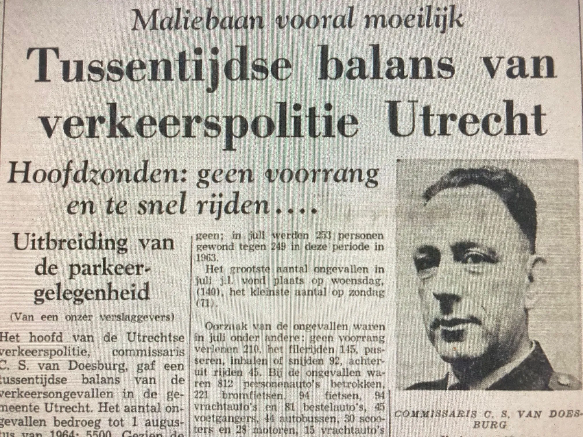 ongevallen 1964