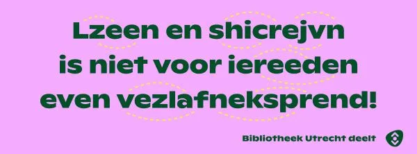 week lezen en schrijven