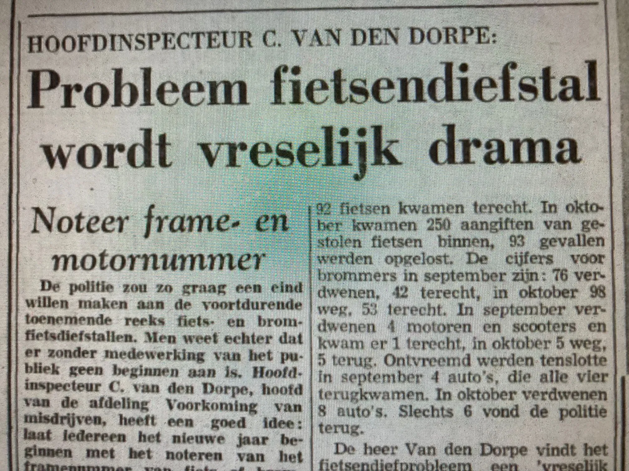 fietsdiefstal