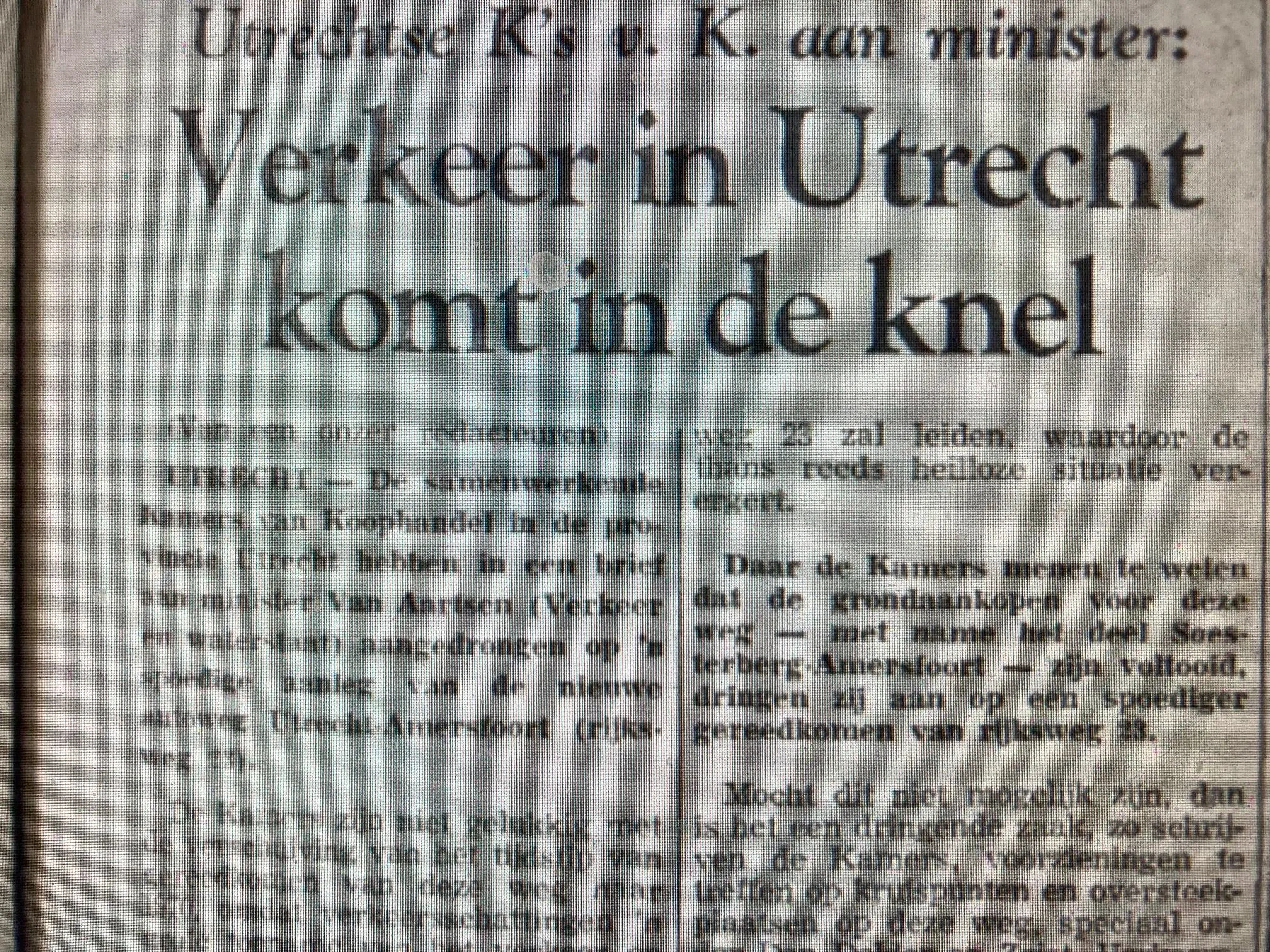 verkeer in knel
