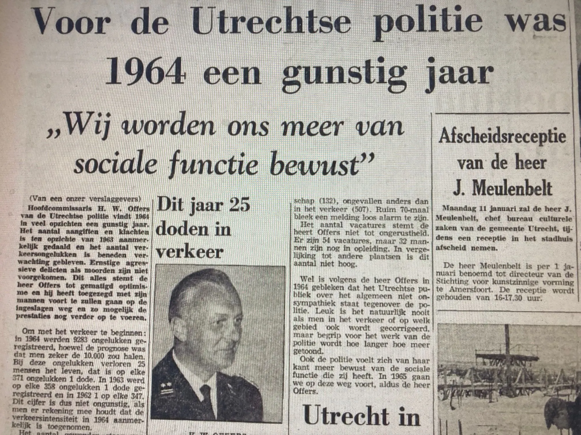 gunstig jaar politie